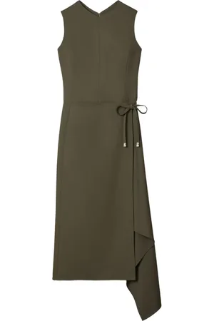 Tory Burch Wrap asymmetrical midi dress