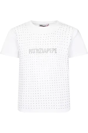 Patrizia Pepe Crystal-embellished T-shirt