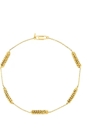 Aurélie Bidermann Five Wheat Cobs necklace
