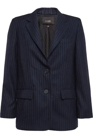 Maje Pinstripe single-breasted blazer