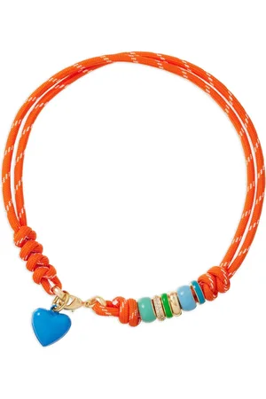 Roxanne Assoulin The Happy Cord heart-charm beaded necklace