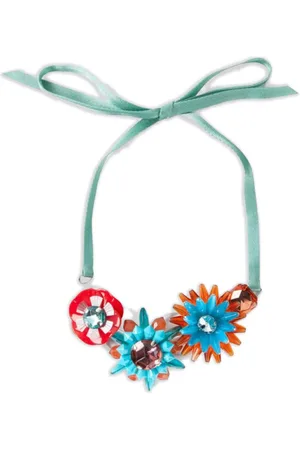 MARINA FOSSATI Margaret flower-embellished necklace