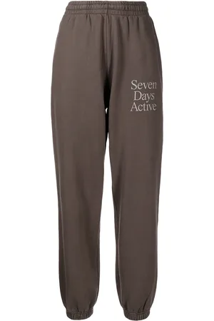 7 DAYS ACTIVE Logo-print track pants