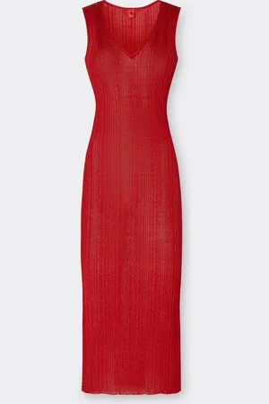 FERRARI Sleeveless Dress In Viscose And Lurex - Female Dresses 36