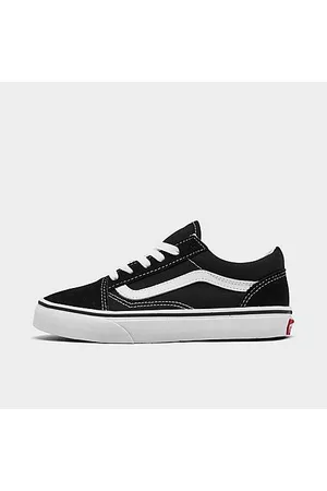 Vans Little Kids' Old Skool Casual Shoes in / Size 1.0 Canvas/Suede