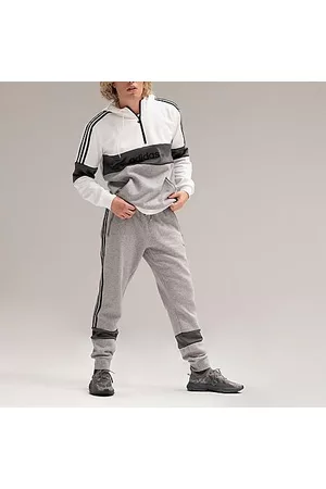 adidas Men's Originals Itasca 20 Jogger Pants in Grey/Medium Grey Heather Size Small Cotton/Polyester/Fleece