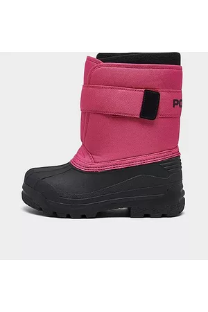 Ralph Lauren Girls' Toddler Everlee Winter Boots in Pink/Baja Pink Size 7.0 Fleece