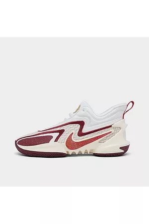 Nike Basketball Sneakers - Cosmic Unity 2 Basketball Shoes in Red/Off-White/Coconut Milk Size 7.5