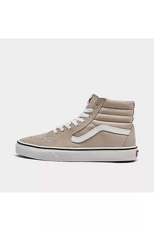 Vans Casual Shoes - Sk8-Hi Casual Shoes in Beige/ Size 7.0 Canvas/Suede
