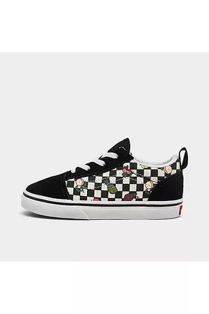 Vans Casual Shoes - Kids' Toddler Old Skool Fruit Casual Shoes in Black/Black Size 4.0 Canvas/Suede