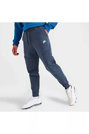 Nike Tech Fleece Taped Jogger Pants in Blue/Thunder Blue Size Large Cotton/Polyester/Fleece