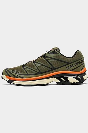 Salomon XT-6 Casual Shoes in Green/Deep Lichen Green Size 10.0