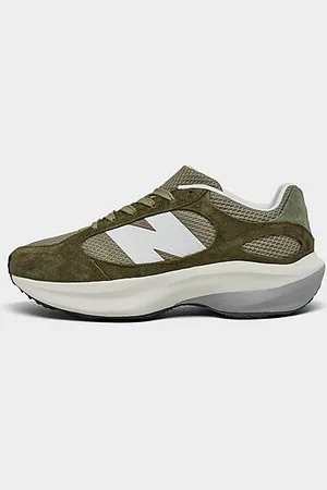New Balance WRPD Runner Casual Shoes in Green/Dark Moss Size 10.0 Suede/Knit