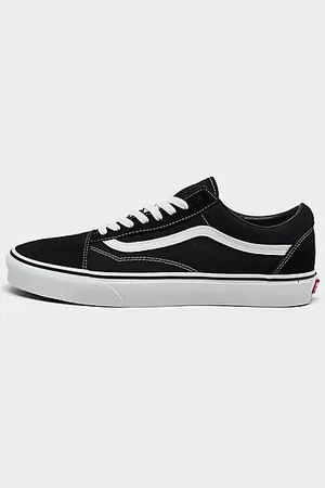 Vans Old Skool Casual Shoes in Black/Black Size 8 Canvas/Suede