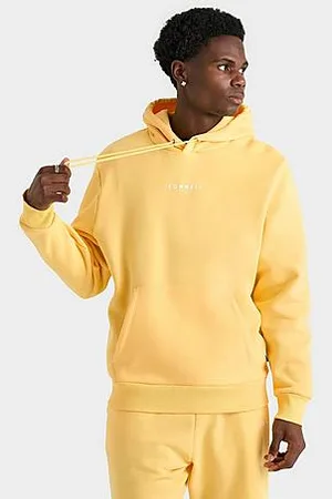 Sonneti London Essential Hoodie in Yellow/ Size XS Cotton/Polyester