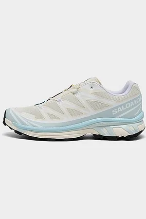 Salomon XT-6 Casual Shoes in Blue/White/Vanilla Ice Size 9