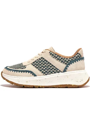 FitFlop F-MODE E01 Suede Flatform Sneakers, Outlet