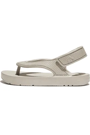 FitFlop IQUSHION KIDS Toddler Shimmer Ergonomic Back-Strap Flip-Flops EVA, Full Price