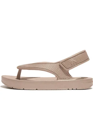 FitFlop IQUSHION KIDS Toddler Shimmer Ergonomic Back-Strap Flip-Flops EVA, Full Price