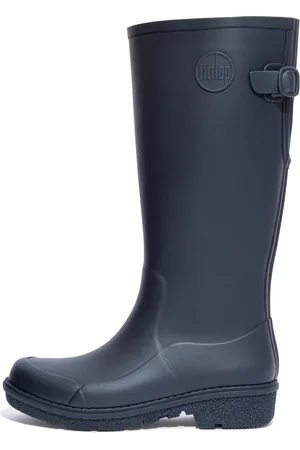 FitFlop WONDERWELLY Tall Rain Boots Natural Rubber Mix, Outlet
