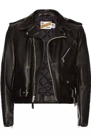 Schott NYC One Star Perfecto Moto Jacket in Black