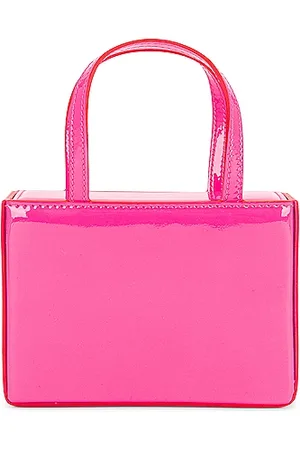 Amina Muaddi Amini Betty baby pink PVC bag