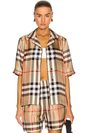 Burberry Tierney Bowling Pajama Shirt in