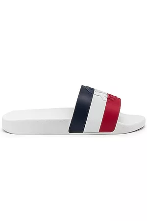 Moncler Men Sandals - Sandal in Blue,Stripes,Red,White
