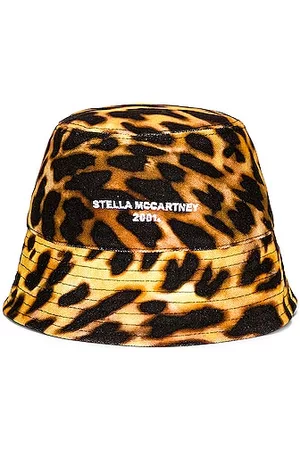 Stella McCartney Printed Eco Bucket Hat in Tan