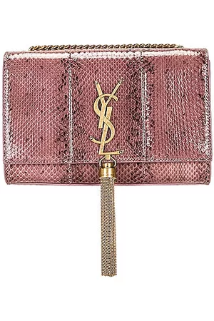 Saint Laurent Women Wallets - Small Kate Tassel Bag in Mauve