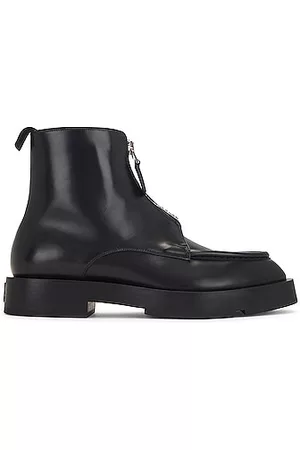 Givenchy Squared Zip Ankle Boot in Black