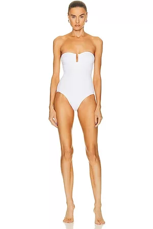 ERES Cassiopee Bustier One Piece Swimsuit in White