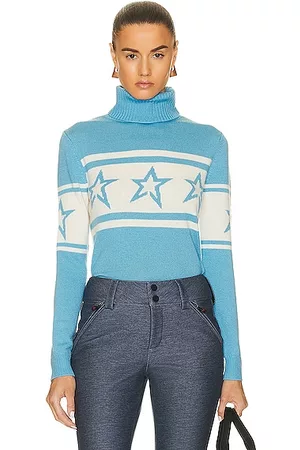 Perfect Moment Chopper Sweater in Baby Blue