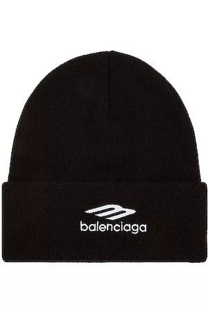 Balenciaga Men Sports Equipment - Sport Icon Beanie in Black