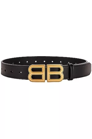 Balenciaga Women Belts - BB Hourglass Belt in Black