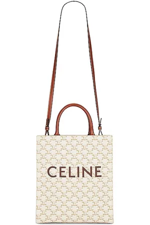 Celine Vertical Cabas Tote Bag In Neutral