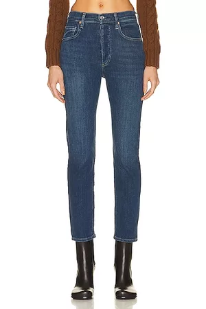 Citizens of Humanity Jolene High Rise Vintage Slim in Blue