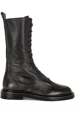 The Row Ranger Lace Up Boot in Black