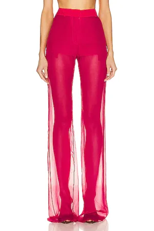 Nensi Dojaka High Waist Virgin Wool Stretch Pants women - Glamood