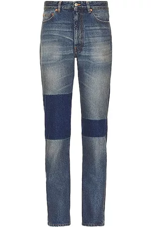 Maison Margiela MM6 Regular Fit 5 Pocket Skinny Jean in Blue