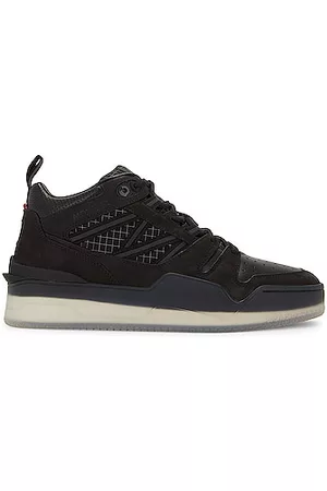 Moncler Pivot Mid High Top Sneakers in Black