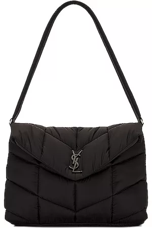 Saint Laurent Puffer Shoulder Bag in Black