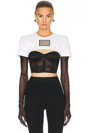 Dolce & Gabbana Cropped T-shirt in White