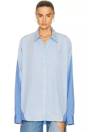 PETER DO, Sleeve Piping Boyfriend Shirt, Women