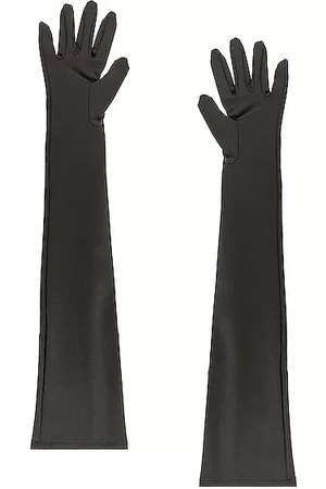 Dolce & Gabbana Stretch Gloves in Charcoal