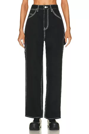 Moussy Women Pants - Tecolote Painter Pant in Black