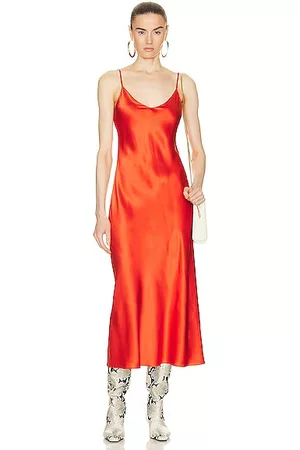 SABLYN Women Sleeveless Dresses - Taylor Dress in Orange