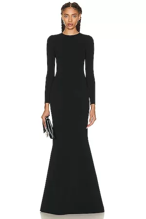 Balenciaga Women Maxi Dresses - Maxi Mermaid Gown in Black