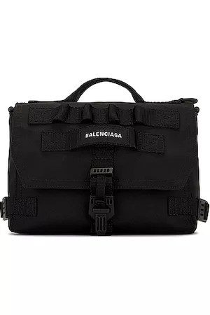 Balenciaga Men Wallets - Army Messenger Bag in Black