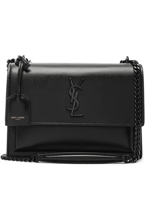 Saint Laurent Women Wallets - Monogramme Sunset Shoulder Bag in Black